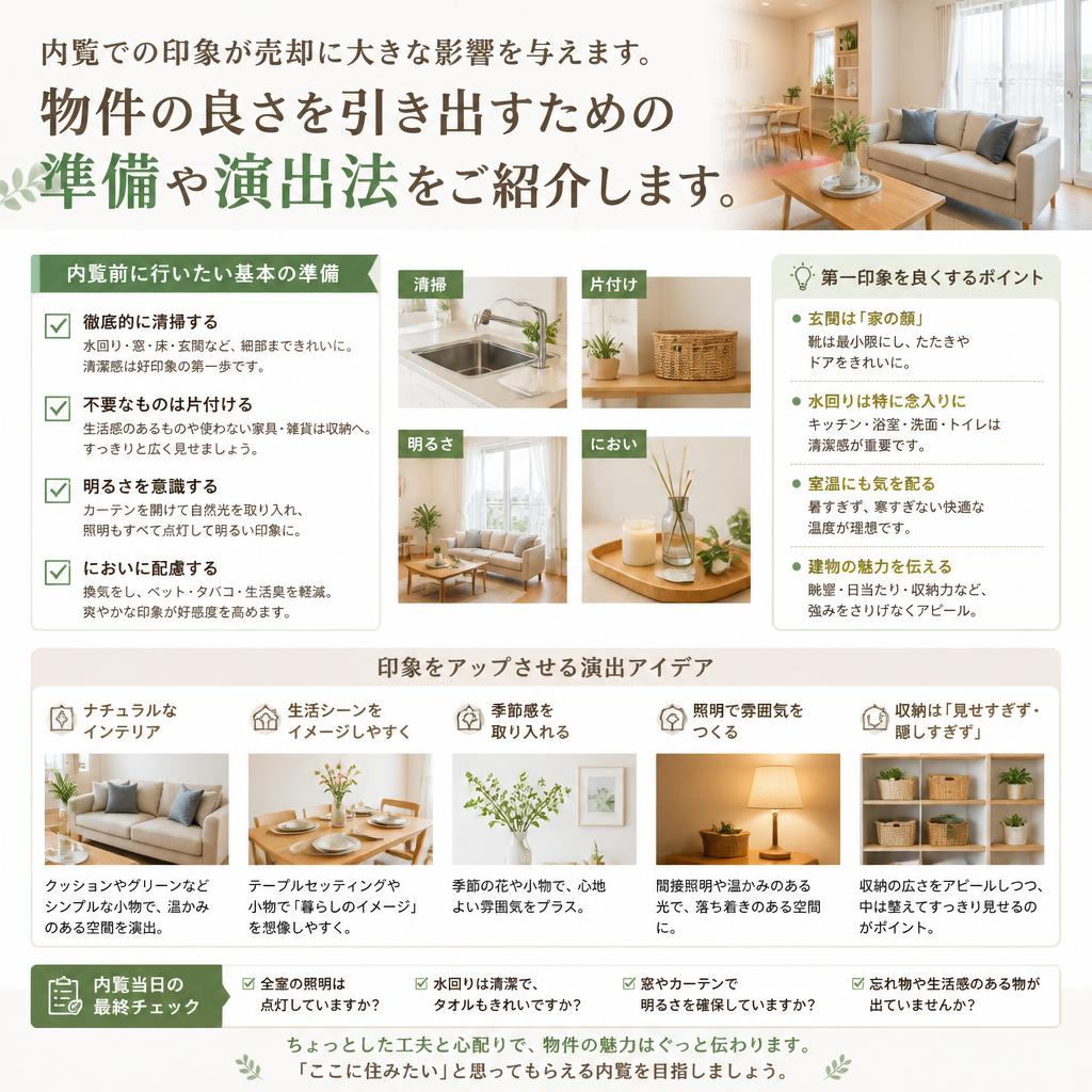 魅力的な内覧の実現