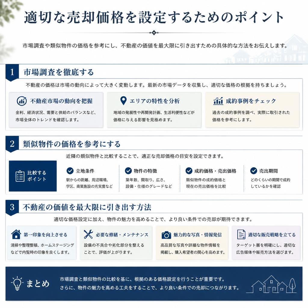 2. 売却価格の設定方法