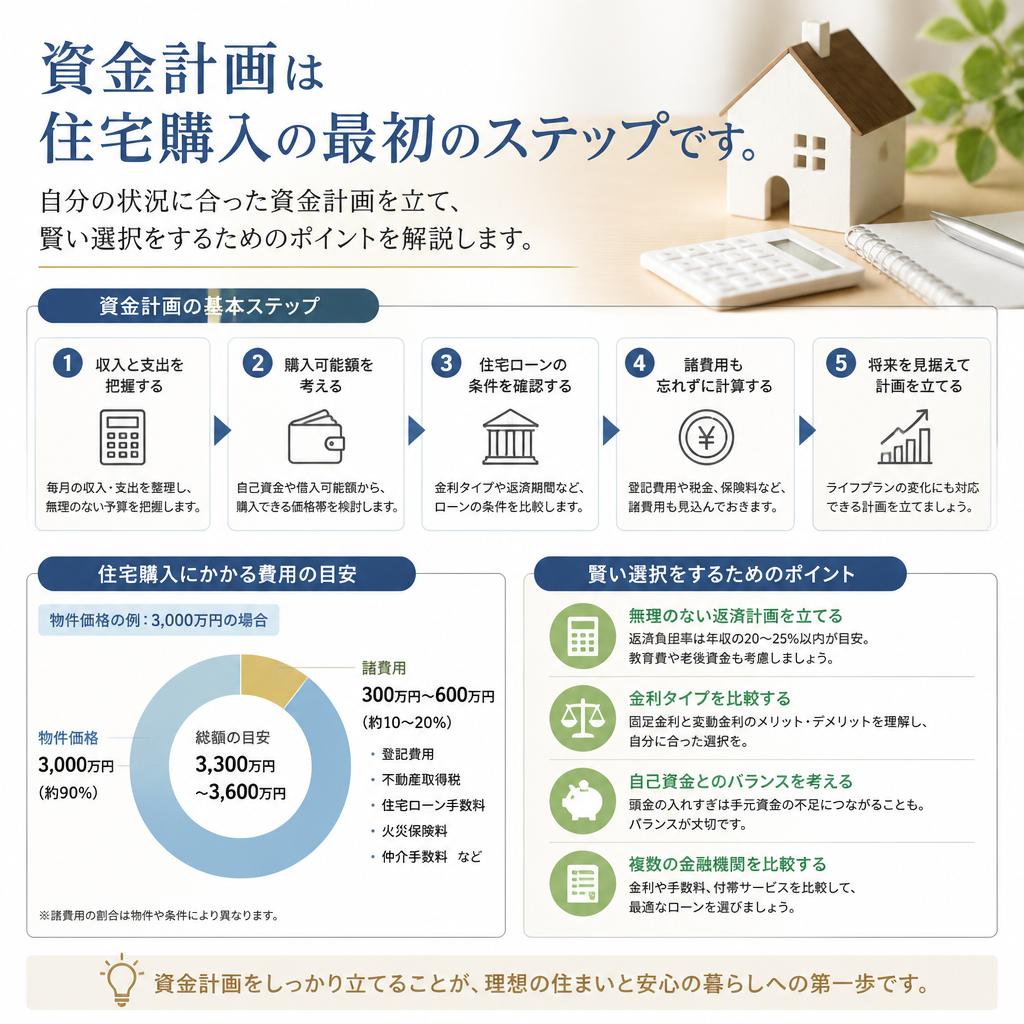 3. 資金計画を立てる！