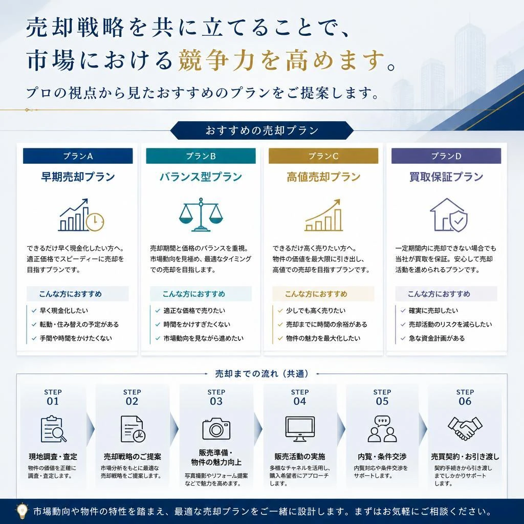 4. 不動産仲介のプロと作る安心の売却プラン